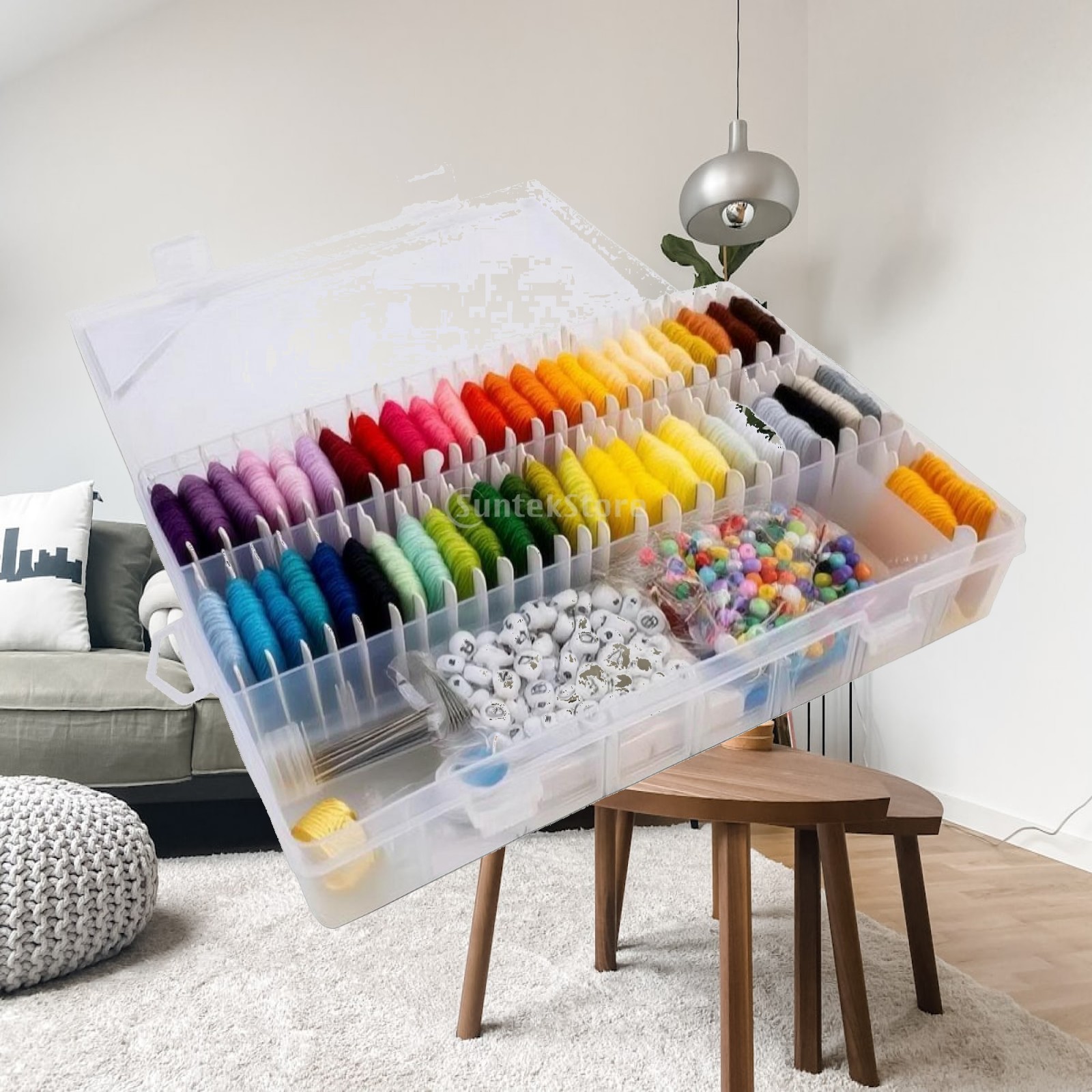 Embroidery Craft - Kit de fil à broder avec