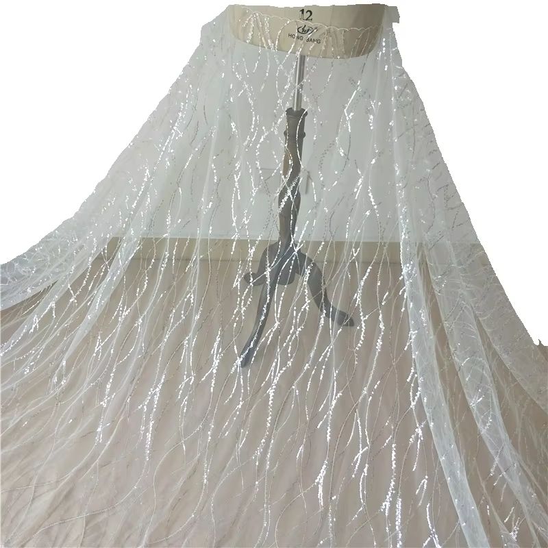 Tissu de dentelle à paillettes - Lace Ribbon Trim avis et prix