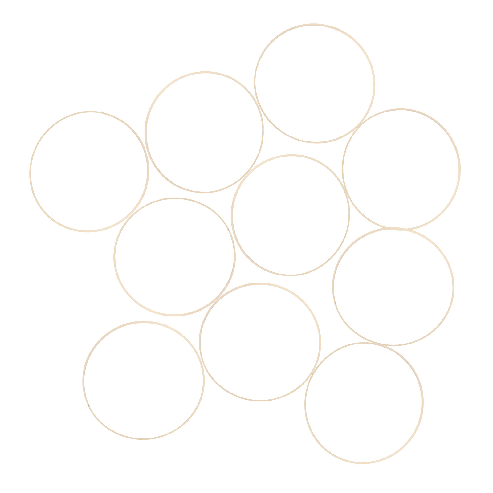 10 pièces, cercles pour broder - Embroidery Craft avis et prix