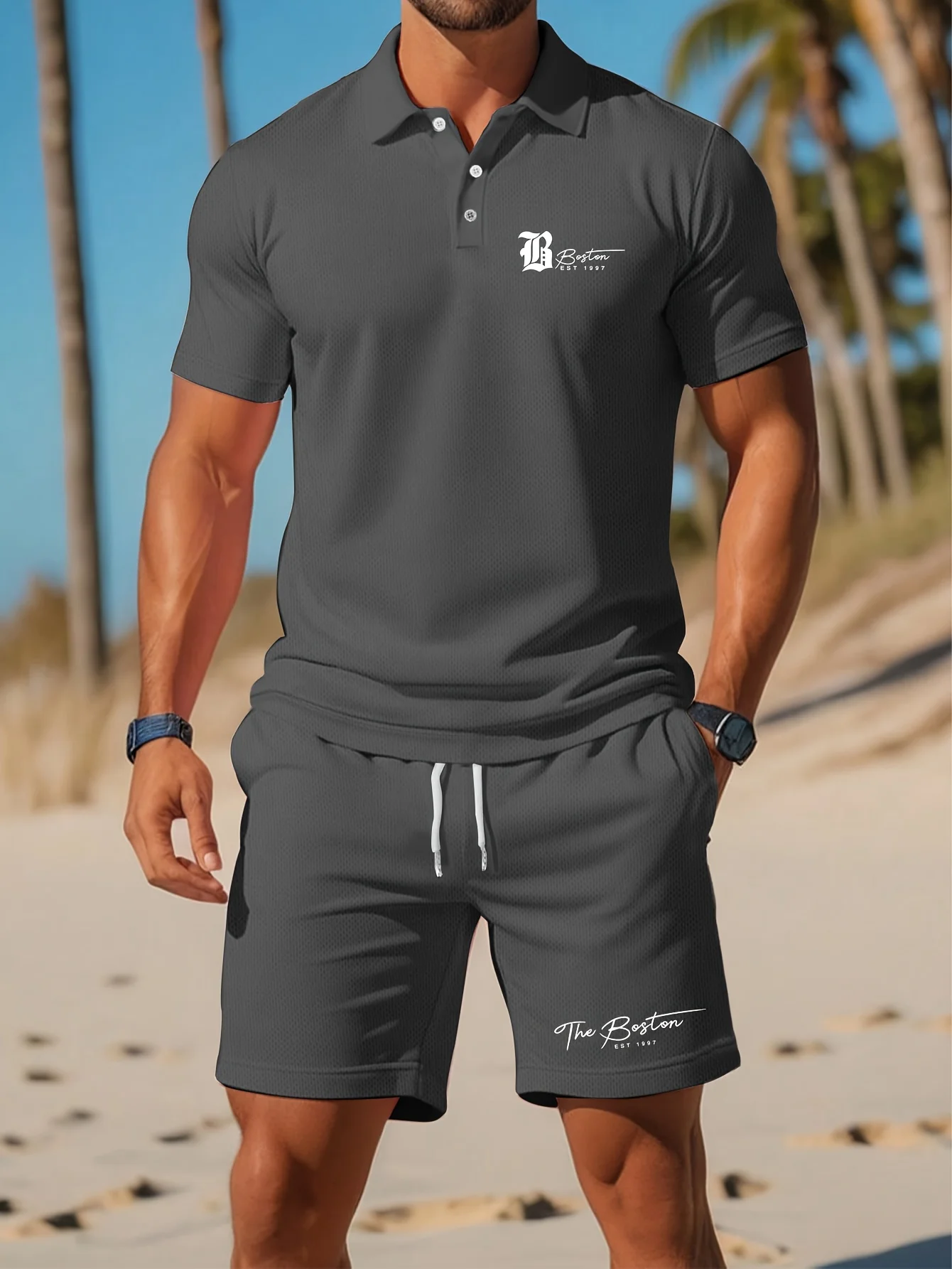 Ensemble polo et short pour ho - Embellish Knit avis et prix