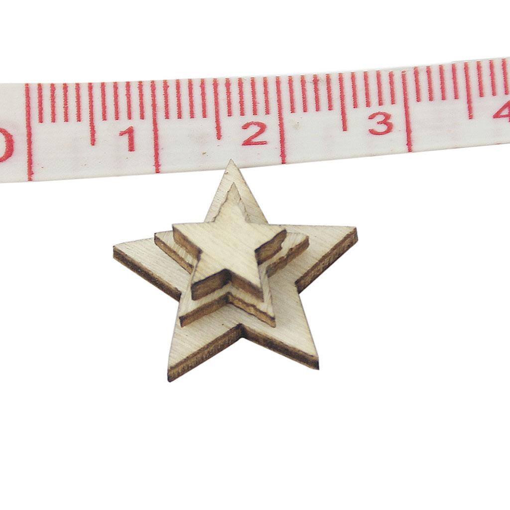 Tranches d'étoiles en tilleul  - Craft Embellishment avis et prix
